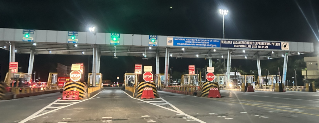 Walayar Vadakkencherry Expressways Pampampallam Toll Plaza