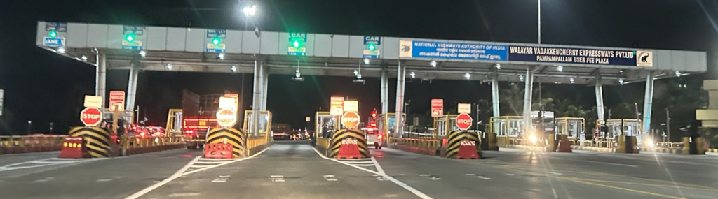 Walayar Vadakkencherry Expressways Pampampallam Toll Plaza Kerala